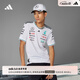 adidas梅賽德斯AMG馬石油F1車隊(duì)短袖T恤男裝夏季阿迪達(dá)斯JX5795 白/黑色   3XL