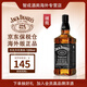 杰克丹尼（Jack Daniels）黑標 洋酒 調和型威士忌酒 海外版 黑標1000ml裸瓶