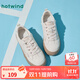 熱風(fēng)青春學(xué)院風(fēng)板鞋經(jīng)典百搭休閑鞋女鞋25年春季新款女士時(shí)尚休閑鞋 89米杏 36