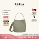 芙拉（FURLA）【限時(shí)優(yōu)惠】DANAE牛皮小號(hào)女士經(jīng)典時(shí)髦高級(jí)感手提包水桶包 綠色