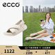 愛步（ECCO）女涼鞋 夏季軟底輕便耐穿厚底涼鞋 科摩系列206653 石灰色36