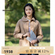 beanpole濱波秋冬女士休閑基礎(chǔ)款美拉德米色菱格絎縫棉服 米色 S 160/84A
