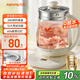 九陽（Joyoung）0膠水養(yǎng)生壺 1.5L煮茶器 玻璃花茶壺 316不銹鋼燒水壺電熱水壺 WY301
