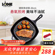 LODGE 【美國進(jìn)口】廚房好物不易粘鍋鑄鐵鍋無(wú)涂層牛排鍋不挑爐灶26cm L8SGP3方形牛排煎鍋 26cm