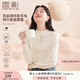 香影【抗起球科技羊毛衫】2024新款慵懶風(fēng)松弛感半高領(lǐng)毛衣女秋冬 米色 M