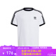 adidas阿迪達斯童裝25夏款男女大童三葉草經(jīng)典短袖圓領(lǐng)休閑T恤 JE0515 JE0515 164