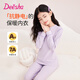 笛莎（DEESHA）【抗靜電陽(yáng)離子保暖黑科技】7A抑菌女童秋衣秋褲套裝兒童睡衣