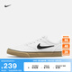耐克（NIKE）官方SB CHRON 2男女薄底滑板鞋夏季情侶陸沖緩震DM3494 101白/黑/白/橡皮淺褐 42.5