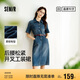 森馬（Semir）森柔牛仔|商場(chǎng)同款牛仔連衣裙女腰帶2025夏季工裝裙103325114001