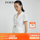 PORTS寶姿商場同款新品女裝西裝式假兩件連衣裙LL8D244NWB011 奶白色 S (4)