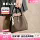 百麗七夕禮物包包女2025新商場同款真皮通勤菜籃子手提包BL828BX5 灰色 F