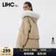 金羽杰摩登輕薄羽絨派克服女短款秋冬季新潮毛領(lǐng)薄款羽絨服女Y21602268
