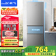 新飛（Frestec）210升三門養(yǎng)鮮智慧控溫家用小型電冰箱二級(jí)節(jié)能 三門三溫節(jié)能國家補(bǔ)貼15% BCD-210K3AT