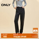 ONLY秋季通勤風(fēng)高腰直筒西裝褲九分休閑褲女|124314012 S03 深花灰色 M (165) 68A