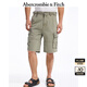 ABERCROMBIE & FITCH【復(fù)古工裝風(fēng)】男裝25夏新款baggy大口袋五分短褲KI128-5117 橄欖綠 34 W (180/86A)