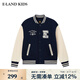 E·LAND KIDS衣戀男女童棒球服25年春季新品學(xué)院風(fēng)LOGO刺繡 Navy藏青色/59 165 (M)
