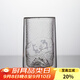 容山堂雙層玻璃水杯防燙綠茶杯山巒茶杯保溫泡茶杯單杯隔熱辦公杯 玻璃雙層山河綠茶杯-原色