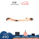 丹尼爾惠靈頓（DanielWellington）dw手鐲女 情侶款開口可調(diào)節(jié)經(jīng)典時尚手環(huán) 七夕情人節(jié)禮物送女友 玫瑰金【小號155mm】DW00400003