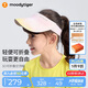 moodytiger兒童空頂帽防曬帽夏季男女童3D可折疊輕便遮陽太陽帽運動棒球帽子