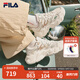 FILA 楊冪同款|斐樂(lè )官方女鞋FERN2運動(dòng)鞋2025秋季新款蕨草鞋2代休閑鞋 奶白/粉綠色-GC 37.5