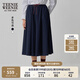 Teenie Weenie小熊半身裙女2025春夏季新款優(yōu)雅氣質(zhì)長款傘裙 藏青色 S 160