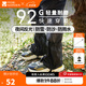 牧高笛（MOBIGARDEN）雪套 戶(hù)外徒步防水防沙防雪登山鞋套男女護腿雪套 【短款】夜幕黑/M碼