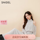 SNIDEL2025春夏新品優(yōu)雅泡泡袖露肩收腰純色雪紡連衣裙SWFO251074 淺灰色 S （0）