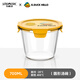 樂唯詩（LOVWISH）小黃鴨玻璃飯盒微波爐加熱專用碗上班族帶飯餐盒水果保鮮盒便當盒 高硼湯碗【可微波】單件裝700ml