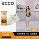 愛步（ECCO）夏季潮流拼色厚底休閑板鞋 街頭球鞋女鞋272803 綠色38