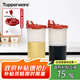 特百惠（Tupperware）廚房家用防漏大容量醬醋調味料壺密封塑料油壺無(wú)包裝盒 650ml*2