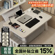 小匠材【超大號】床上書桌電腦桌折疊桌學習桌珍珠白80*60*35【旗艦款】