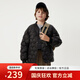 坦博爾兒童男輕薄短款羽絨服中大童疊穿羽絨內(nèi)搭外套TCF310123A 黑色 150