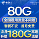 電信流量卡電話卡手機(jī)卡低月租純上網(wǎng)卡不限速大王卡全國(guó)通用無(wú)限流量電信流量卡 花瓣卡 19元180G首月免費(fèi)+套餐不變無(wú)合約