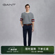 GANT/甘特春季新款男士長褲子時尚百搭直筒修身舒適休閑褲 410藍色 32