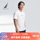 諾帝卡（NAUTICA）【商場同款】男裝25春夏新款索羅娜涼感圓領短袖T恤男TO5207 白色1BW L