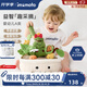 imomoto嬰兒玩具寶寶花園拔蘿卜玩具0-1歲親子互動(dòng)早教禮物親子玩具兒童 果蔬花園（無(wú)紡布袋款） 【早教啟蒙 | A類(lèi)認(rèn)證可啃咬】