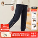 暇步士（Hush Puppies）童裝兒童男女大童秋冬款舒適簡(jiǎn)約百搭針織長(cháng)褲 藏藍A款 130