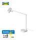 宜家（IKEA）LAKTRA萊克塔LED工作燈家用燈具可調(diào)光照明燈室內(nèi)臺(tái)燈 白色LED工作燈