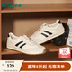 熱風(fēng)（Hotwind）休閑男鞋2025年春季男士時(shí)尚率性休閑運動(dòng)跑步鞋復古德訓慢跑鞋 88米黑 42