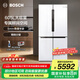 博世（BOSCH）冰箱605L大容量十字對(duì)開(kāi)門(mén) 四開(kāi)門(mén)變頻家用電冰箱 一級(jí)能效 風(fēng)冷無(wú)霜 5mm微縫半嵌 支持國(guó)家補(bǔ)貼 大白鯨KMF61A20TI 精細(xì)分儲(chǔ)