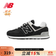 NEW BALANCE NB574系列男鞋女鞋復(fù)古拼接經(jīng)典百搭舒適休閑運動鞋跑步透氣耐磨 黑色 ML574EVB 42 (腳長26.5cm)