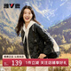 雅鹿時(shí)尚菱格內膽羽絨服女2025早春新款休閑輕薄短款羽絨內搭薄款外套 A款-黑色 L 【推薦105-125斤】