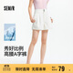 森馬（Semir）牛仔褲女寬松短褲chic百搭2025夏季高腰A字褲甜酷風(fēng)109325122001