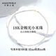 天使之淚18K金淡水珍珠項鏈小米珠baby珠鎖骨鏈3-4mm七夕情人節禮物送女友