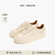 FOOT INDUSTRY 足下工業(yè)「品牌經(jīng)典」網(wǎng)球板鞋百搭運動休閑舒適真皮板鞋男女 古白 39