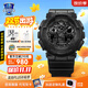 卡西歐（CASIO）黑金手表gshock黑白賽車冰韌運動時尚學生防水送男友七夕禮物腕表 GA-100CF-1A拆彈專家同款