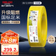 德力西（DELIXI）電線電纜ZC-BV2.5阻燃平方單芯單股家用銅芯電線100米黃色零線 