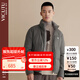 威可多（VICUTU）商場(chǎng)同款男士羽絨服鵝絨修身時(shí)尚立領(lǐng)冬季外套男男友七夕禮物 灰色 M