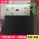 德克（D&A）蘭壽魚(yú)水草缸客廳立式魚(yú)缸一體缸自循環(huán)免換水大型生態(tài)底濾水族箱 爵士黑（標配款） 80x50x135cm
