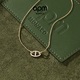 APM MonacoMaille Marine豬鼻子項鏈金色時(shí)尚感個(gè)性生日七夕禮物 豬鼻子項鏈(咨詢(xún)客服享50元E卡)